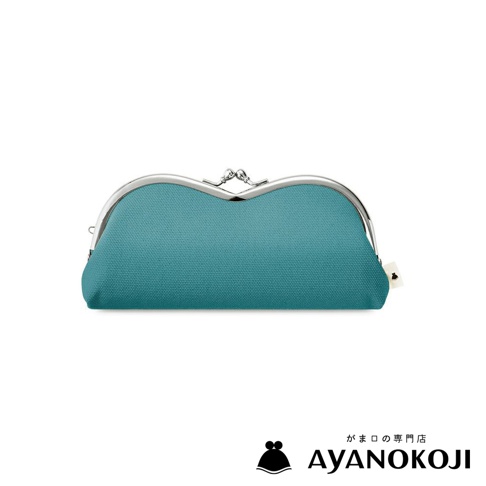 AYANOKOJI 品牌水鴨藍色口金眼鏡盒