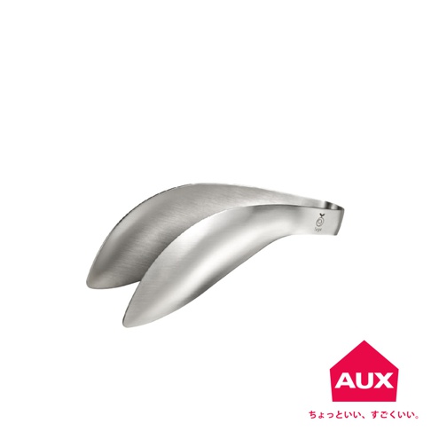 一對銀色不銹鋼調理夾，帶有弧形夾頭，頂部印有「leye」標誌。