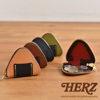 職人手作皮革三角飯糰造型零錢包 KK-4 (共5色)