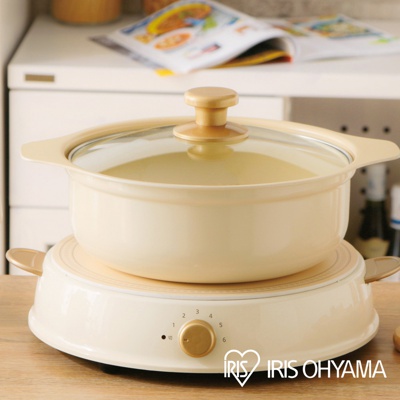 IRIS OHYAMA RICOPA IH料理電磁爐陶瓷鍋套裝 IHLP-R14C