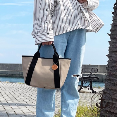 高島帆布多口袋手提托特包 (共4色)