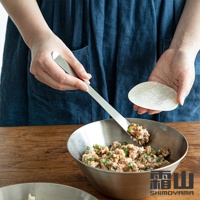 304不鏽鋼長柄包餡勺/抹刀