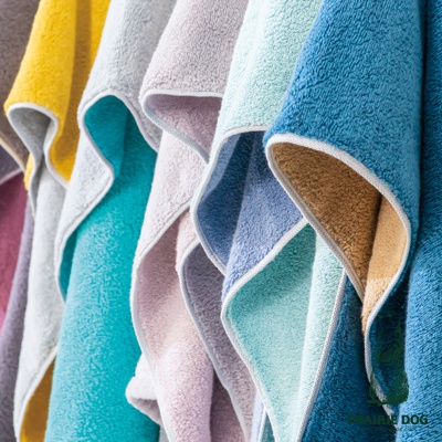 DAIRY PRAIRIE 今治純棉翻轉色彩雙股紗半浴巾