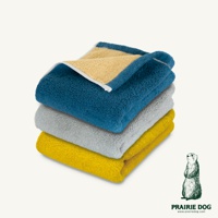 DAIRY PRAIRIE 今治純棉翻轉色彩雙股紗毛巾3入組