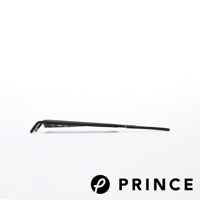 黑色金屬材質的網狀磨泥器，側面角度，展示其細長的設計。