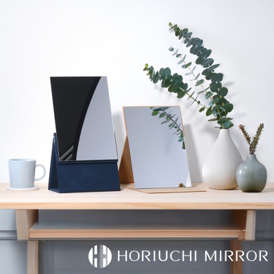 HORIUCHI MIRROR NAPURE 桌上型2Way折疊化妝鏡 (共2色)
