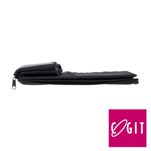 COGIT 汽車椅縫專用多功能收納盒，黑色，拉鍊部分可見，整體為扁平摺疊狀態，下方為品牌 LOGO。