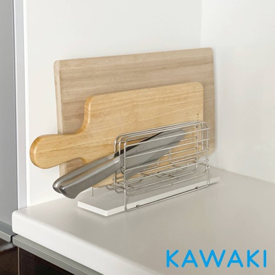 KAWAKI 珪藻土菜刀砧板瀝水架