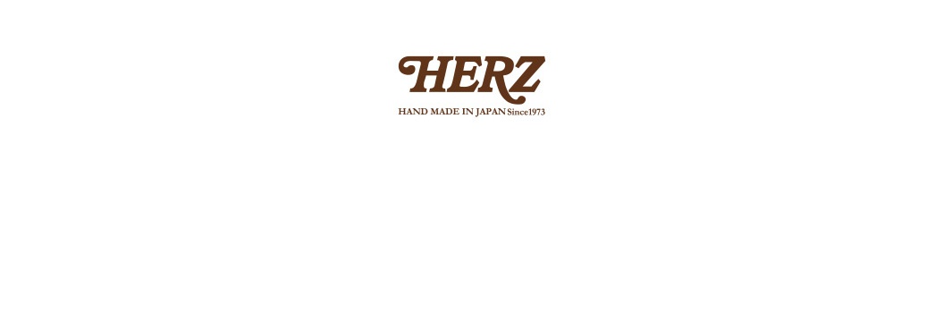 HERZ 品牌標誌，下方有「HAND MADE IN JAPAN Since 1973」字樣。