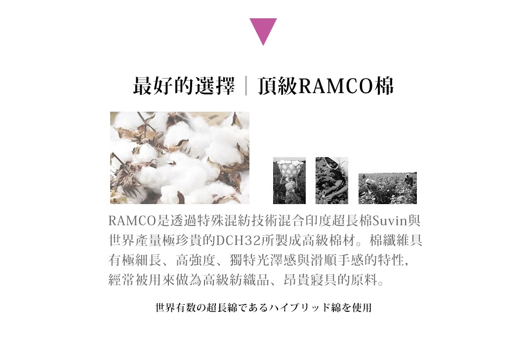 一堆蓬鬆的白色棉花，旁邊有三張黑白照片，展示採摘棉花的場景。