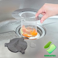 HUBATH 廚房水槽磁吸濾網蓋組