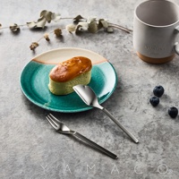 NAPOLI系列不鏽鋼蛋糕叉匙兩件組