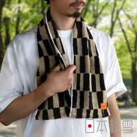 SOLU 今治戶外格紋棉柔長毛巾