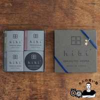 香氛火柴禮盒情人節款，包含四小盒不同香氣的火柴，以及一個灰色的包裝盒，盒上以藍色緞帶裝飾並繫著金色星星吊飾。